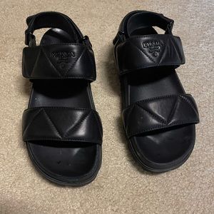 Prada black sandals